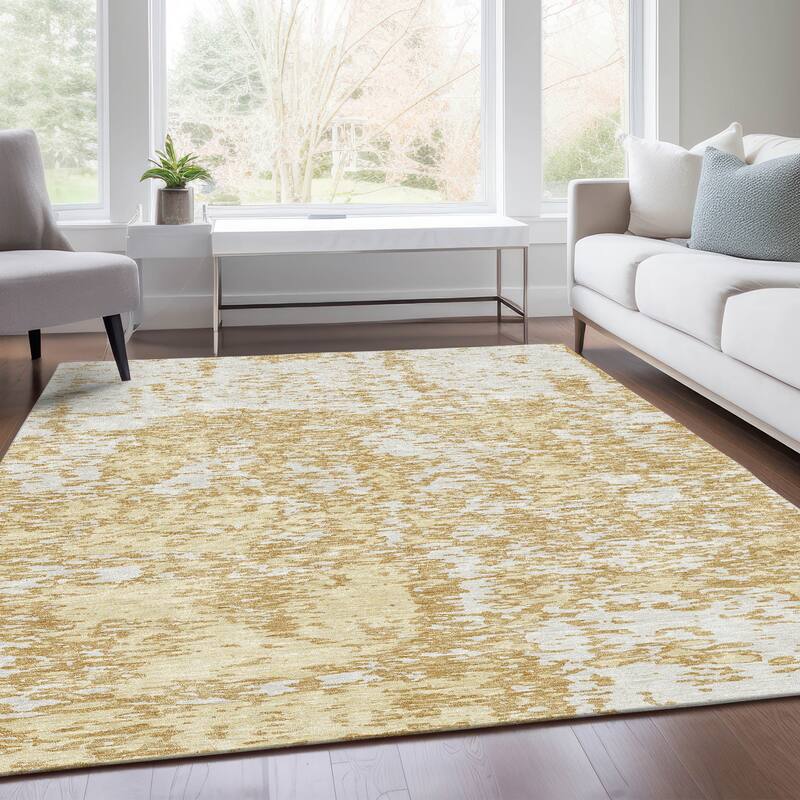 Premium Washable Super Soft Abstract Pixels Mayfield Rug