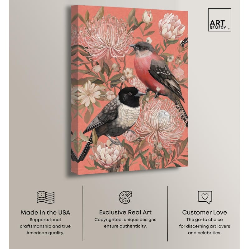 Protea Paradise Canvas by Art Remedy, Gallery Wrapped