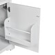 preview thumbnail 61 of 139, GDFStudio - Lisa 20" Freestanding Bathroom Vanity with Ceramic Sink, Soft-Close Door & Storage Rack