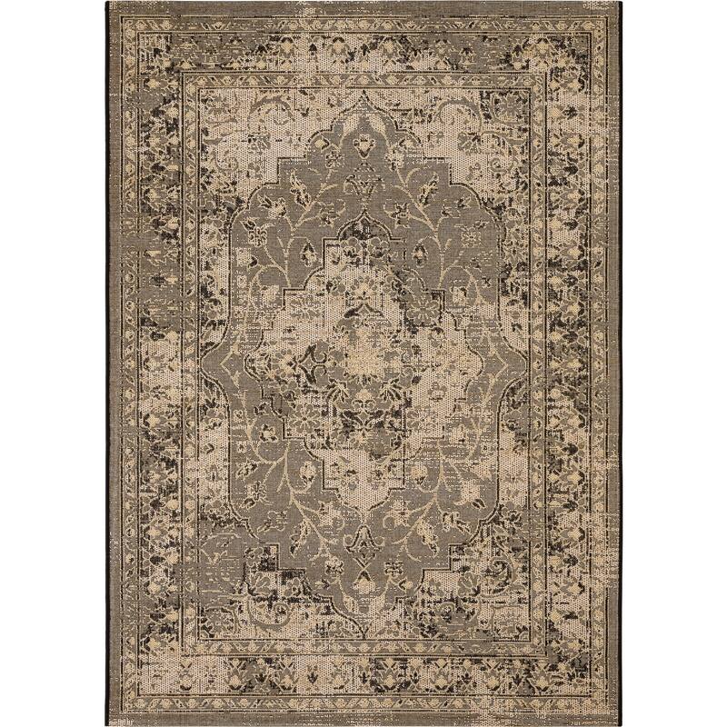SAFAVIEH Palazzo Beda Modern Oriental Rug - 8' x 11' - Beige/Grey