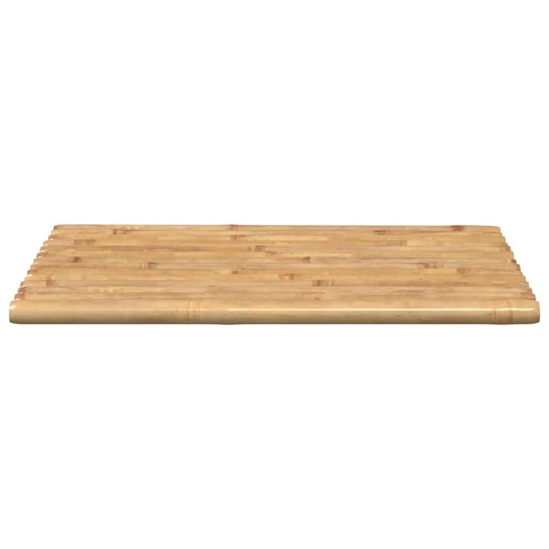 vidaXL Bath Mats Doormat Shower Accent Bathroom Kitchen Backyard 2 Pcs Bamboo