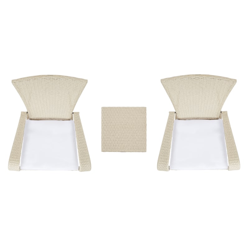 SAFAVIEH Outdoor Urmila 3-Piece Lounge Set - 36Wx34Dx34H