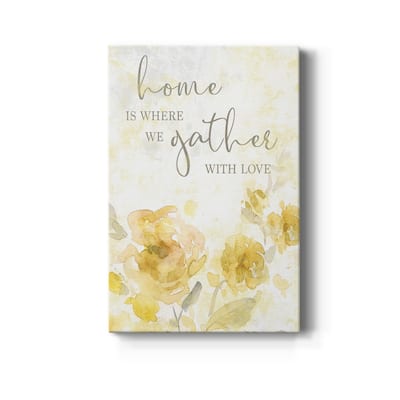 Gather with Love Premium Gallery Wrapped Canvas - Ready to Hang