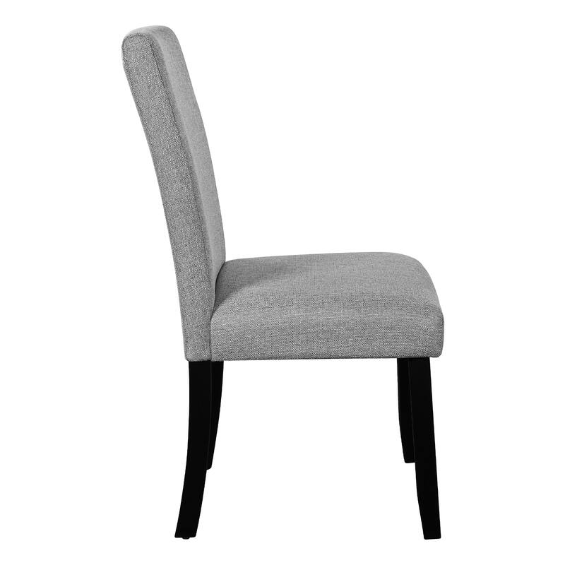 Roomfitters 5-Piece Round Dining Table Set, 43 Inch Modern Round Table with 4 Upholstered Chairs for Dining Room