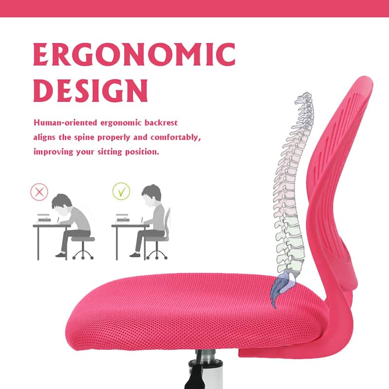 Homylin Colorful Mesh Task Chair for Teen