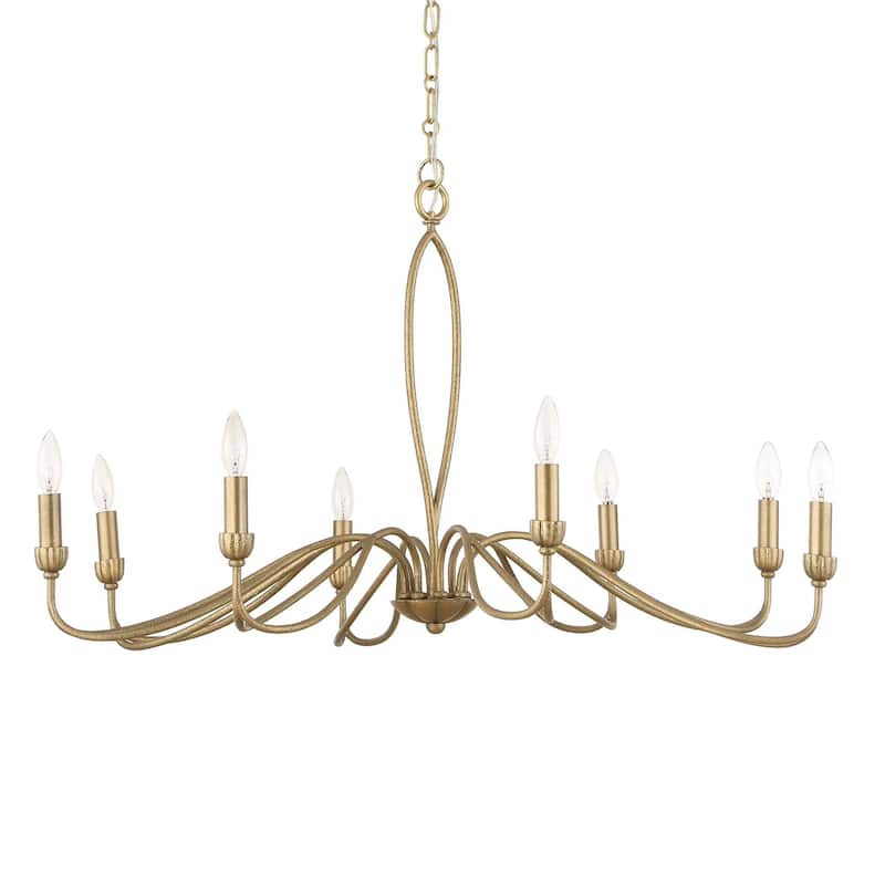 Uttermost Corella 8 Light Chandelier - 40"W x 40"D x 23"H
