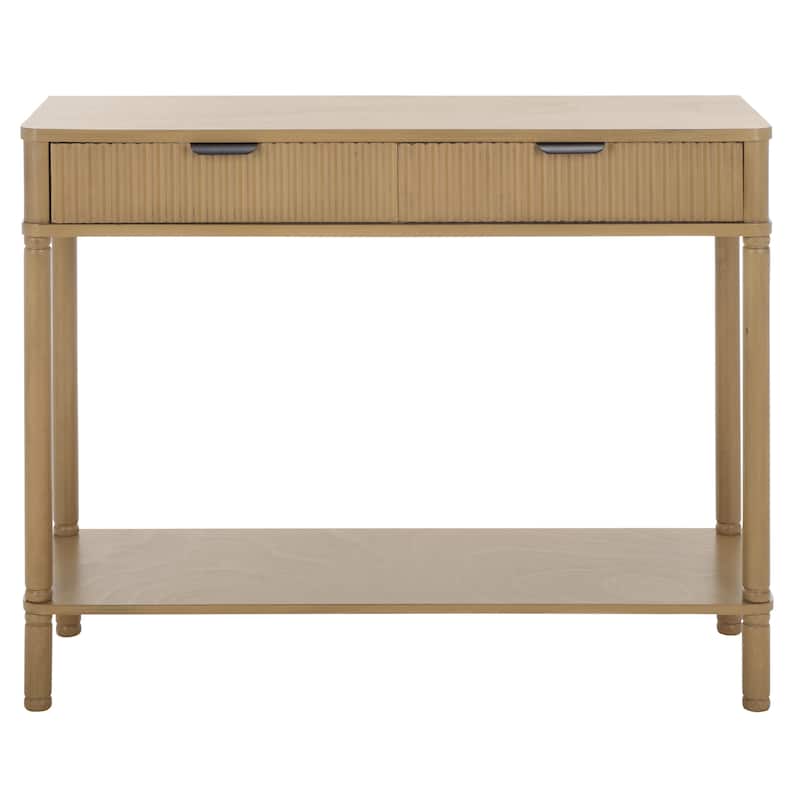 SAFAVIEH Thurston 2-Drawer Console Table - 35"W x 12"D x 28"H