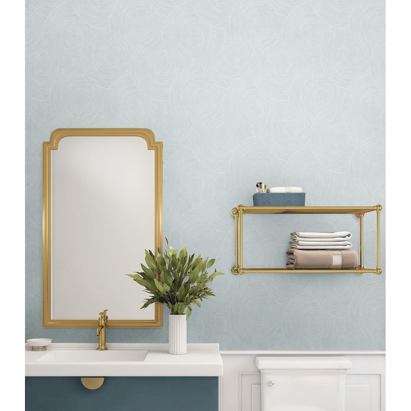 NextWall Swirl Geo Peel and Stick Wallpaper