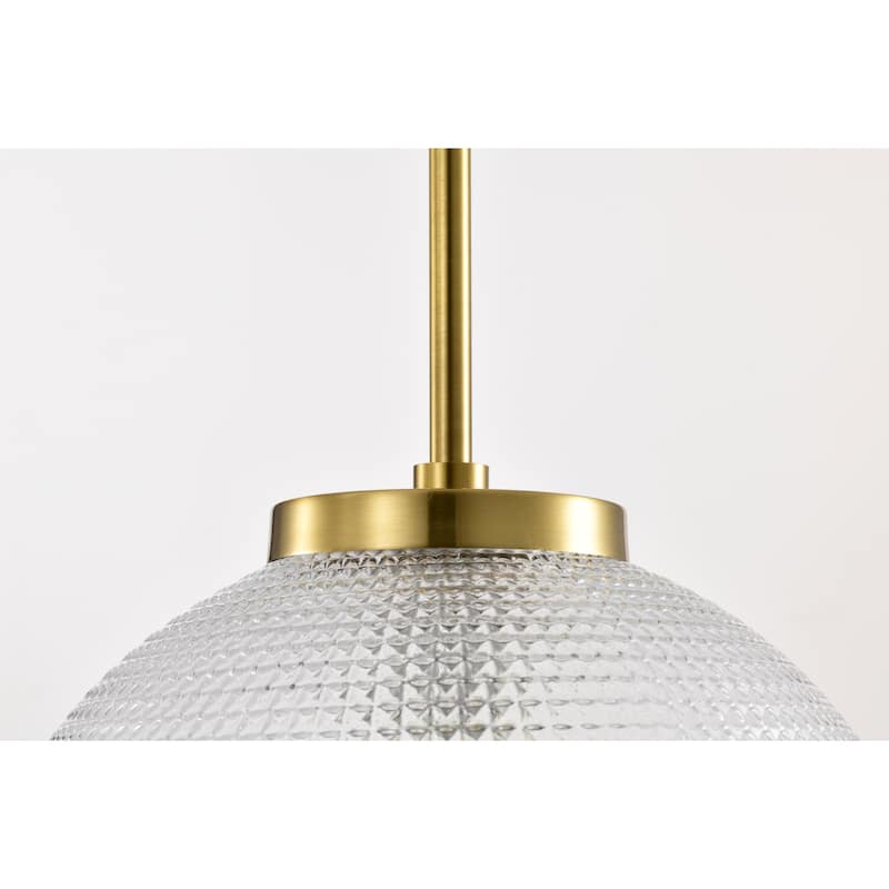 Sokix Frosted Pyramidical Glass Globe Pendant Ceiling Lamp Downrod