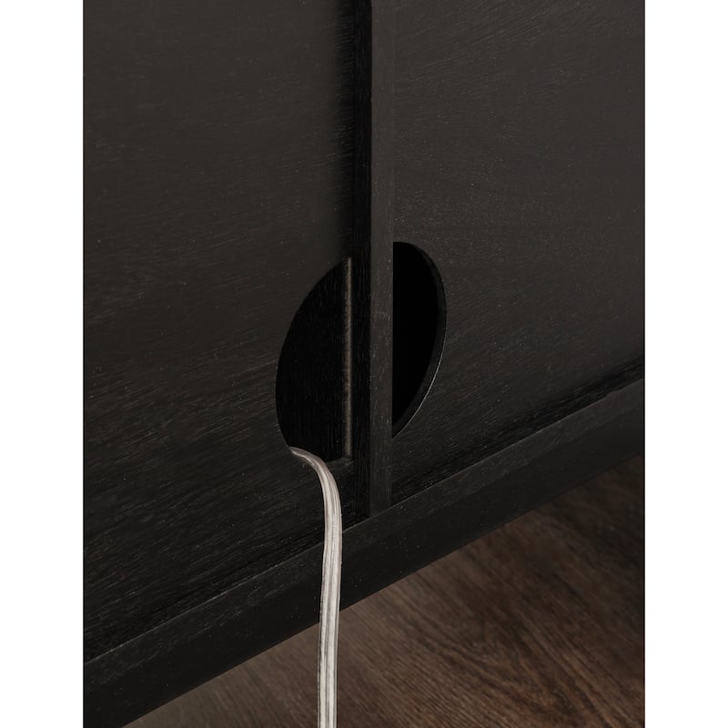 Kate and Laurel Mezzeta Wood TV Stand - 38x15x22