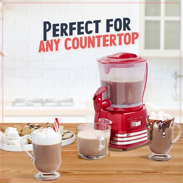 Nostalgia Retro 32-Ounce Hot Chocolate Maker and Dispenser - Bed
