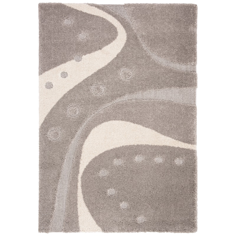 SAFAVIEH Florida Shag Wakaba Abstract 1.2-inch Thick Rug