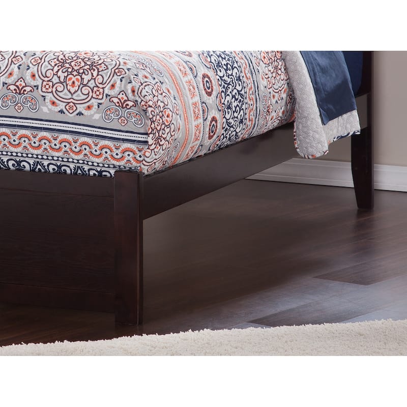 AFI Madison Platform Bed with Footboard & Twin XL Trundle