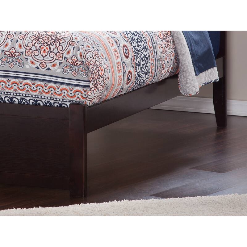 Concord King Platform Bed with 2 Bed Drawers in Espresso