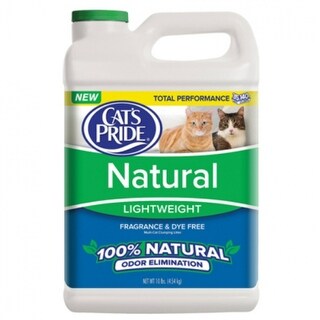 Shop Cat S Pride C01310 C60 Natural Lightweight Scoop Cat Litter 10 Lb Jug Overstock 27606543