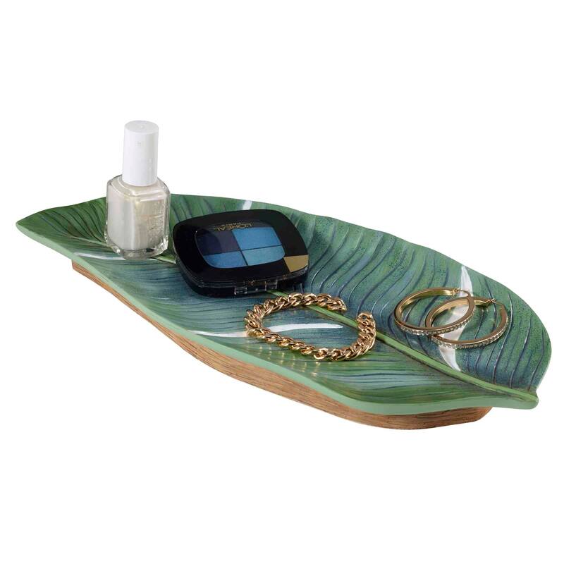 Avanti Linens Viva Palm Tray - Green