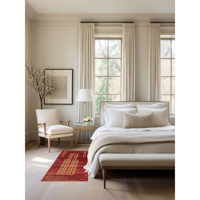 ECARPETGALLERY Hand-knotted Teimani Brown Wool Rug - 2'8 x 4'9