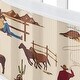 preview thumbnail 5 of 4, Tan Brown Western Cowboy Boy Girl Gender Neutral Sweet Jojo Designs + BreathableBaby Breathable Mesh Crib Liner Cow
