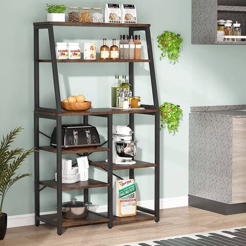 Kitchen Bakers Rack with 8 Tier Storage Shelve