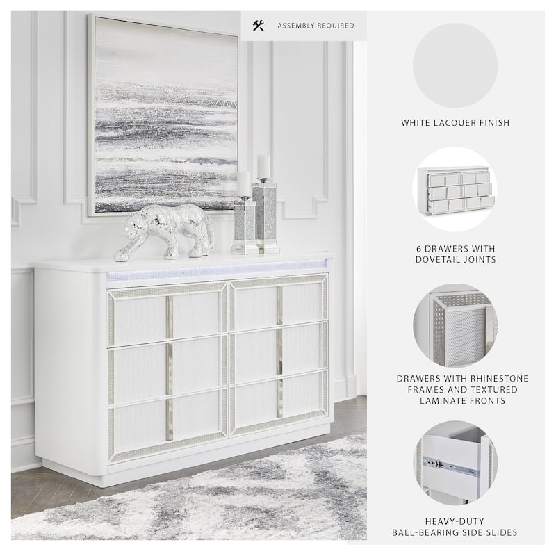 Signature Design by Ashley Chalanna White Dresser