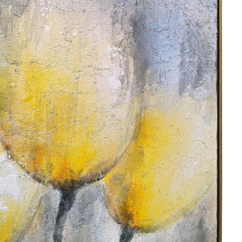 Sunny Blooms, Framed Hand Painted Canvas