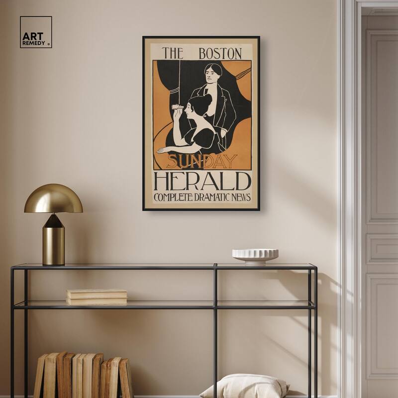 Sunday Herald 1893 Canvas by Art Remedy