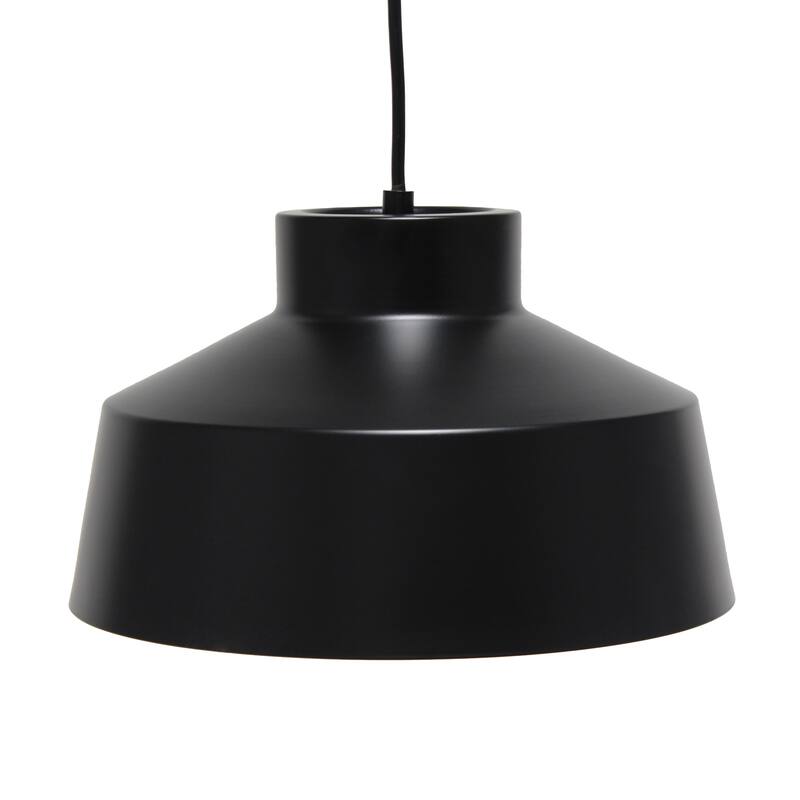60 in. 1 Light Black Farmhouse Pendant