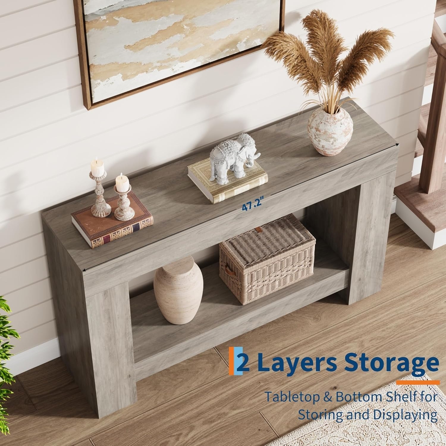 47.24 Inches Long Console Table for Entryway - Overstock - 43044977