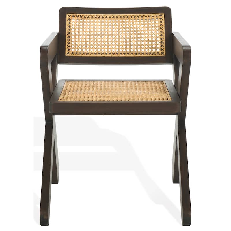 SAFAVIEH COUTURE Tyrrell Rattan Dining Chair - 21"W x 24"D x 31"H