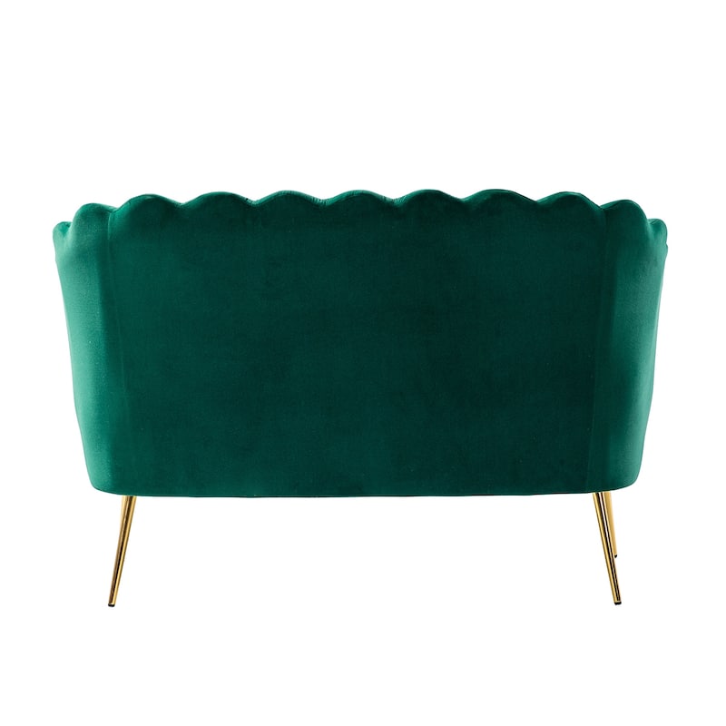 Xabier 52''Loveseat with Flower Shaped Back Design