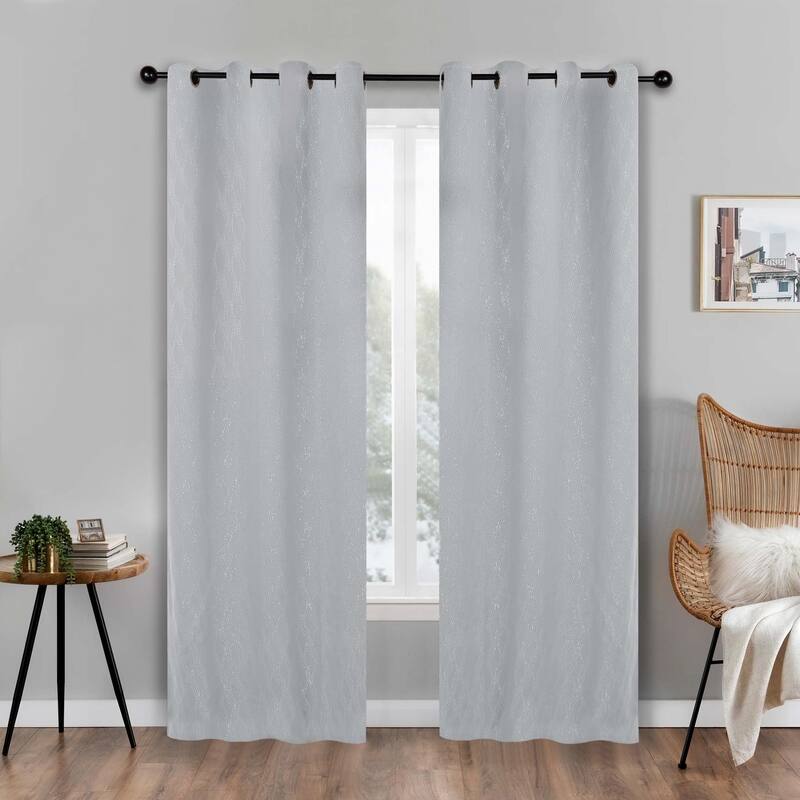 Superior Zuri Washable Room Darkening Curtains, Set of 2 Panels