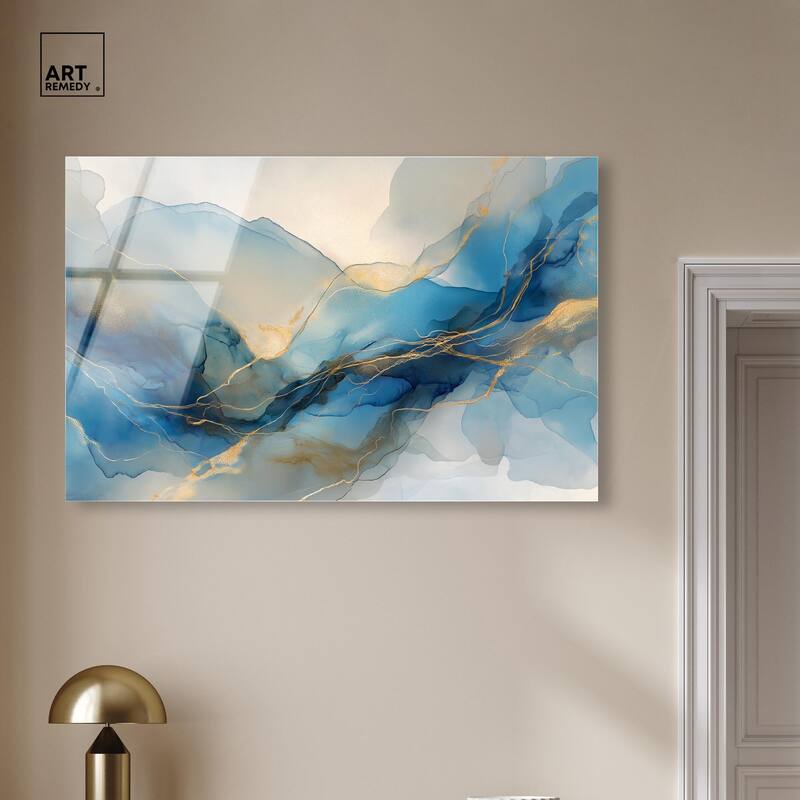 Postmodern Flow II Acrylic by Art Remedy, Ready to Hang