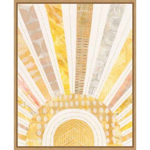 Boho Sunshine I by Courtney Prahl Framed Canvas Art - 16 x 20-inch