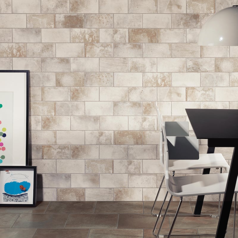 Merola Tile Americana Boston Downtown 4-3/8" x 8-3/4" Porcelain Floor and Wall Tile - Case (20 Tiles)