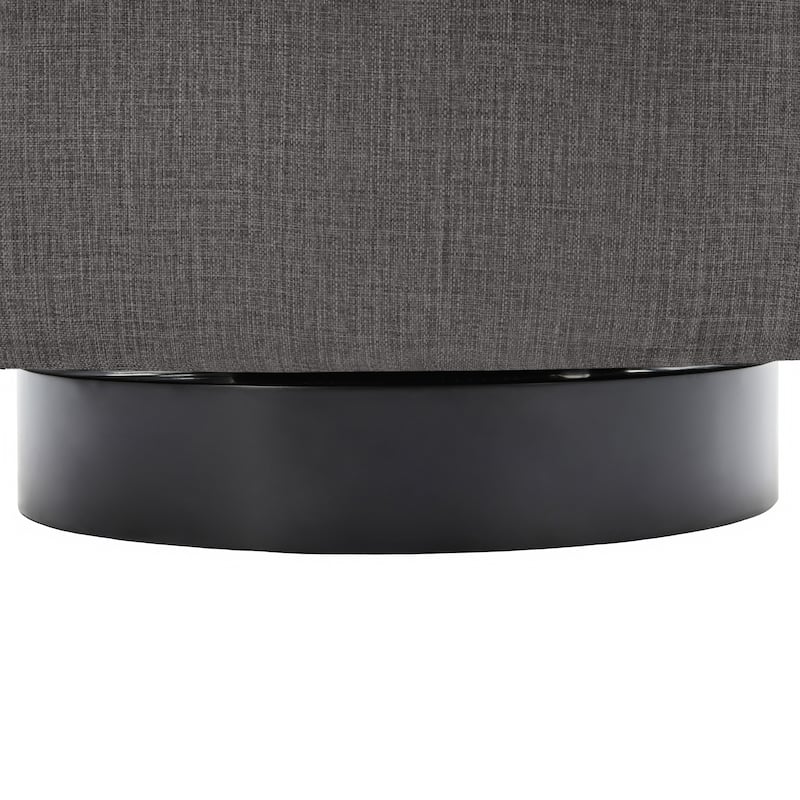 2 Set Round Barrel Chair 360-Degree Swivel Accent Chairs