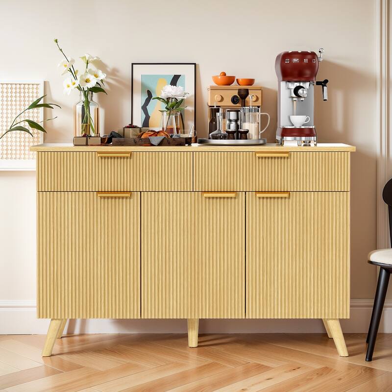 Pocassy 47" Modern Buffet Cabinet with Storage