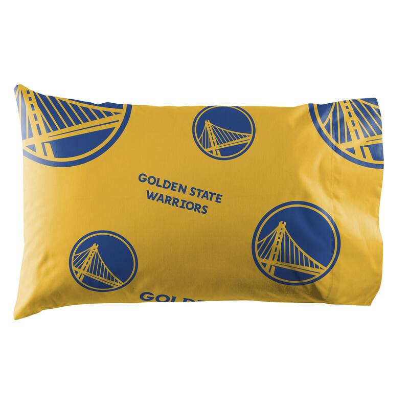 NBA Golden State Warriors Rotary 5-piece Queen Bed In a Bag Set