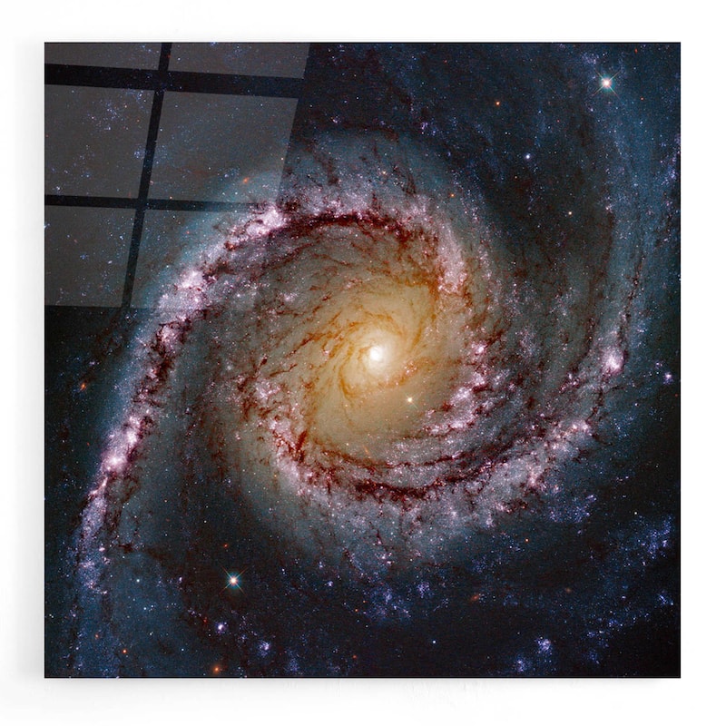 Epic Art 'Grand Swirls' Hubble Space Telescope Acrylic Glass Wall Art