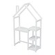 preview thumbnail 13 of 19, House-shaped Wooden Kids Writing Desk,Study Table with Shelves