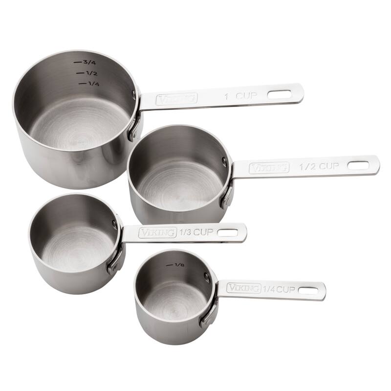 Viking 4pc Stainless Steel Measuring Cup Set
