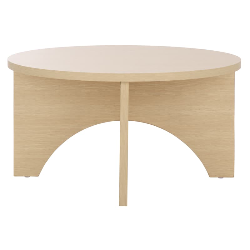 SAFAVIEH Home Eustace Coffee Table - 30"W x 30"D x 16"H - Sand