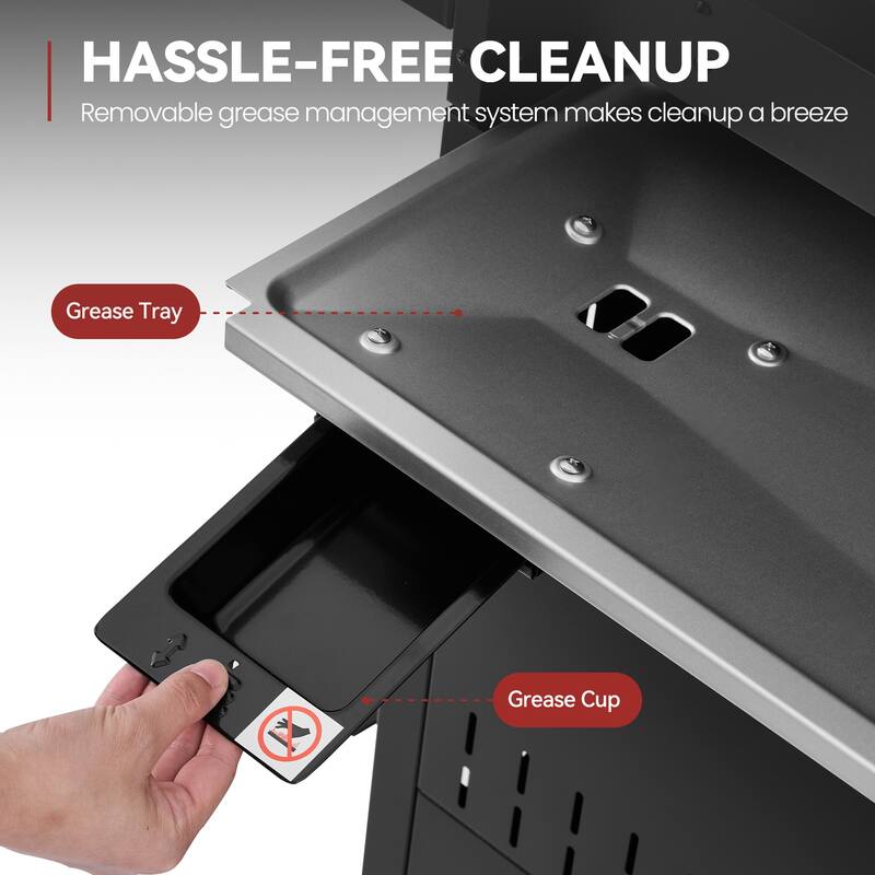 Royal Gourmet GE6001S 6-Burner Gas Grill, with Side Burner