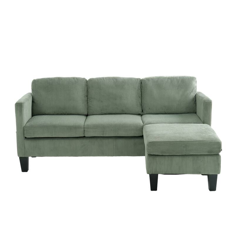 L-Shaped Sofa with Padded Cashmere: Multi-functional Design, Modern Luxury Appearance - Ideal for Living Rooms, Apartments