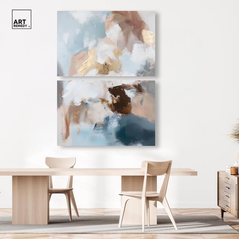 Mother Earth II Canvas Set of 2 by Art Remedy, Gallery Wrapped