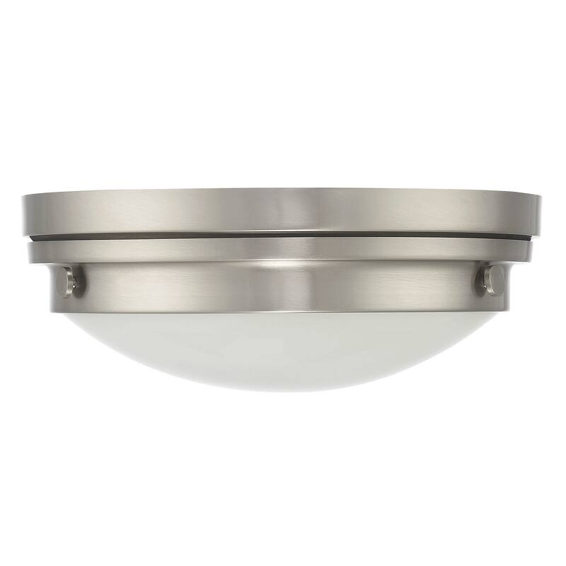 Savoy House Lucerne 2-Light Flush Mount - Satin Nickel