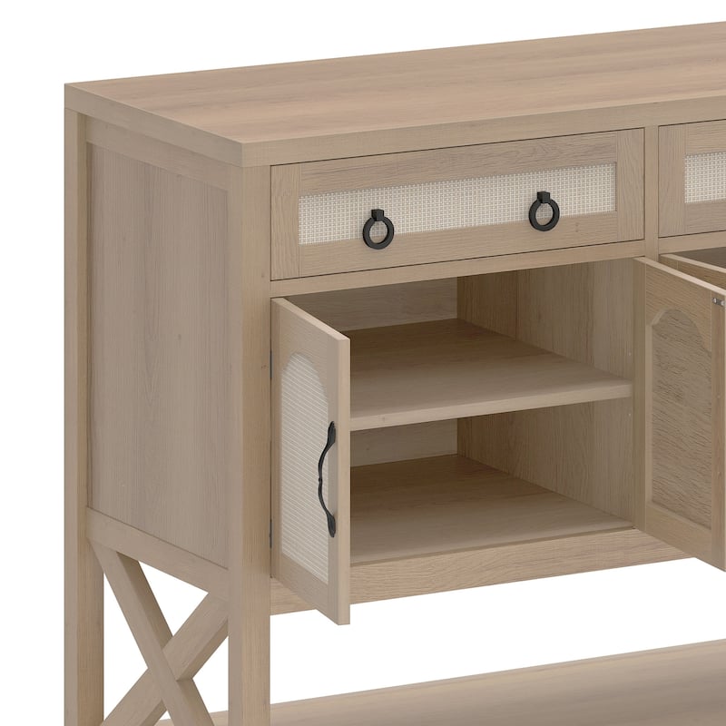 Moasis 47.2" Sideboard Buffets with 2 Drawers