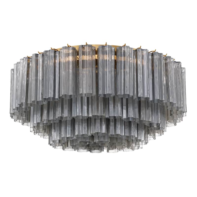 Crystorama Lighting Group ADD-331-SM Addis 16 Light 32" Wide Flush