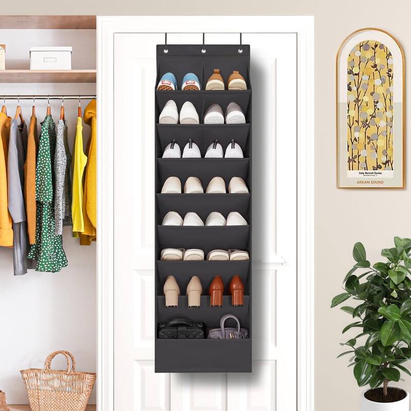 Over the Door Shoe Organizer with 10 Pockets