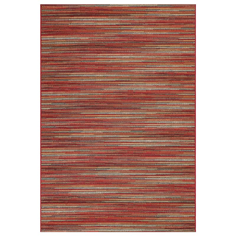 Liora Manne Marina Stripes Indoor/ Outdoor Area Rug