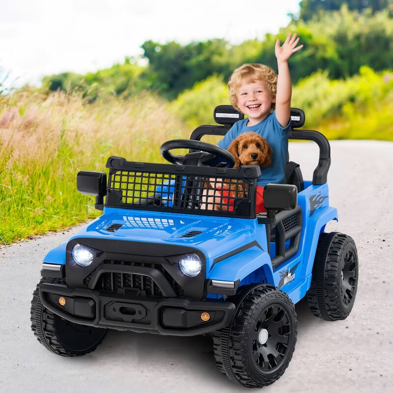 Gymax Kids Ride on Car Truck 12V Battery Powered Electric Vehicle w/